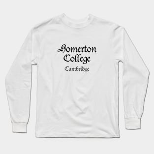 Cambridge Homerton College Medieval University Long Sleeve T-Shirt